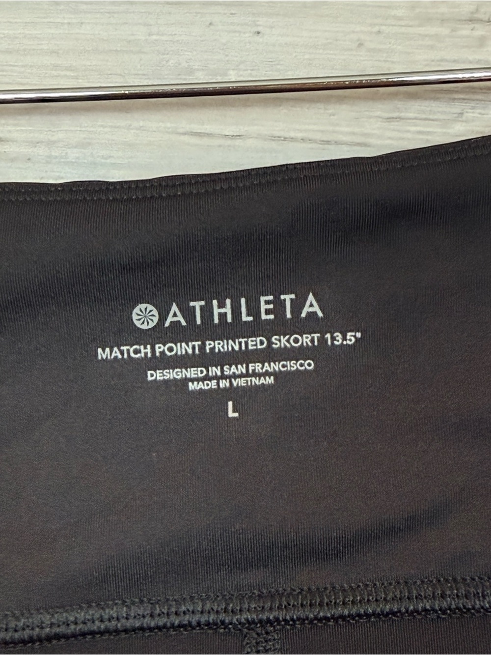 Athleta Dark Camo Match Point Skort L Built-In Shorts Pocket Athletic Skirt - Picture 2 of 9